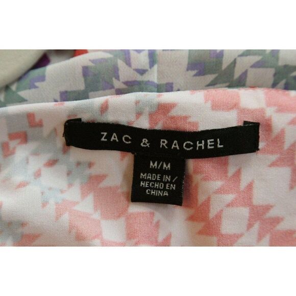 Zac & Rachel M Top Sleeveless Tank Geometric Print - Picture 3 of 5